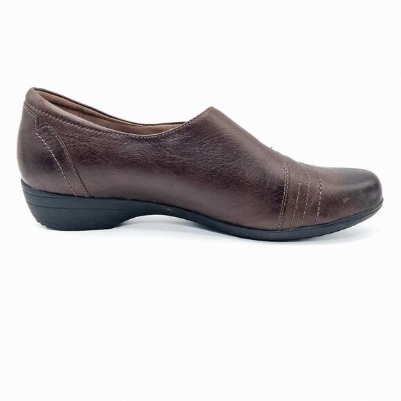 Dansko Women’s Leather Clogs Scandi Girl Quiet Luxury Brown Slip-On Comfy Sz 9 - Picture 7 of 8